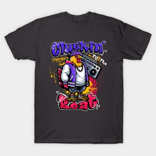 Hip Hop Chicken with a boombox T-Shirt